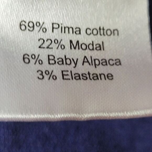 Peter Millar Sweatshirt Mens M Crown Comfort Golf 1/4 Zip Jumper Pullover Blue - Picture 8 of 9